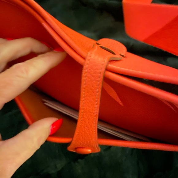 Hermes Taurillon Clemence Evelyne III PM Capucine (pinkish/red) exc condition - Picture 4 of 16